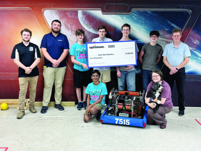 Local robotics team gets $2,000 grant from Optimum